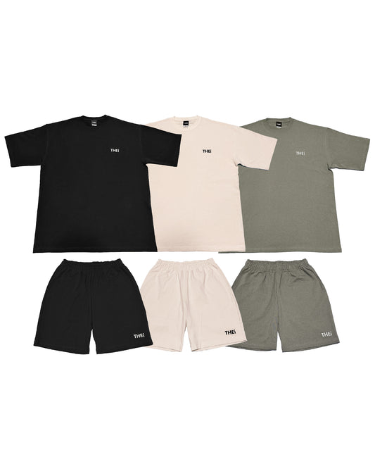 Basic One Point Magnum Weight T-Shirt & Shorts Setup