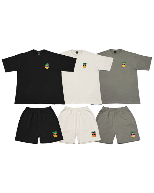 Pineapple Magnum Weight T-Shirt & Shorts Setup