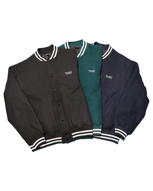 Basic One Point Melton Stadium Jacket