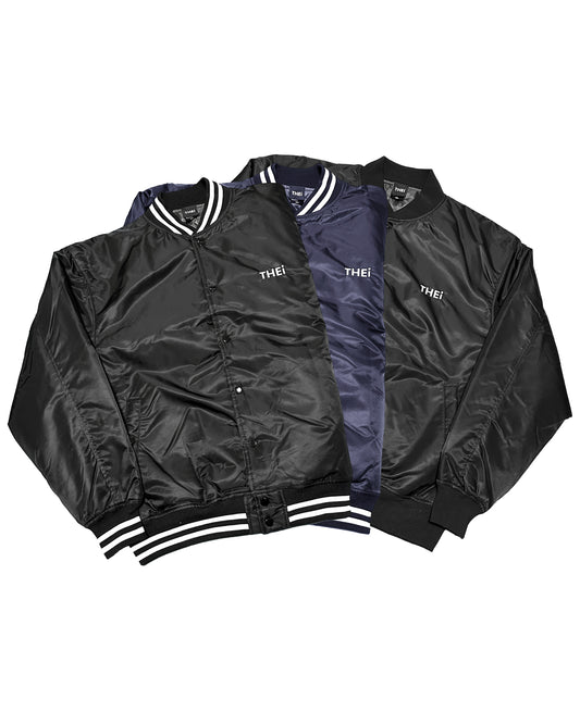Basic One Point Nylon Stadium Jacket
