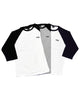 Basic One Point Raglan 3/4 Sleeve T-Shirt