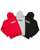 Basic Back Print Heavy Weight Sweat Zip Hoodie