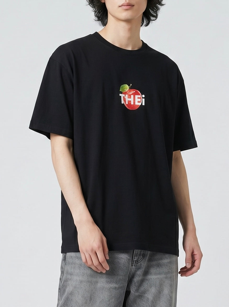 アップル Tシャツ - ブラック | THEi – THEi Official Store