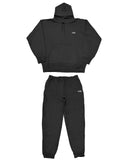 Basic One Point HW Sweat Hoodie & Pants Setup - Black