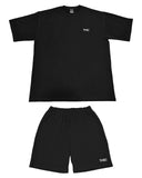 Basic One Point HW Tee & Shorts Setup - Black