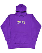 College Sweat Hoodie - Purple