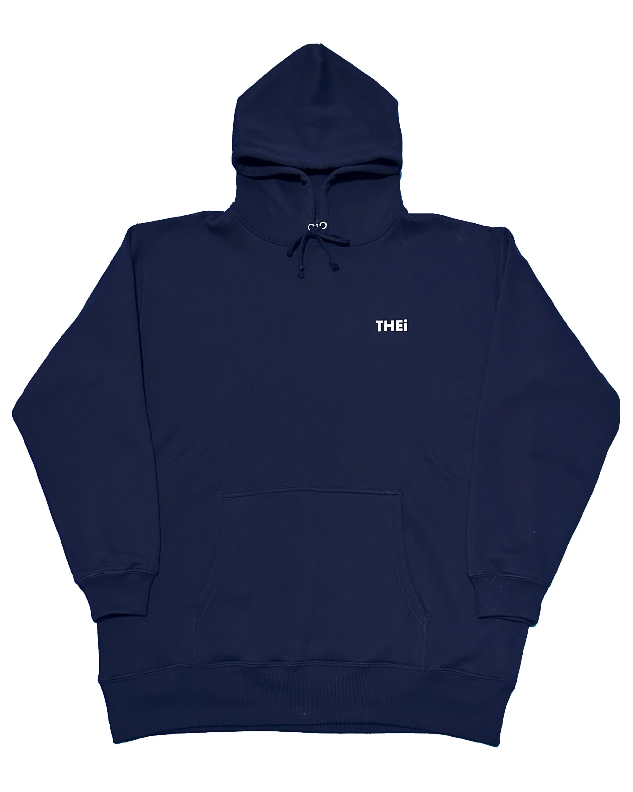 Basic One Point Sweat Hoodie - Navy