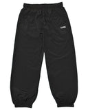 Basic One Point Nylon Track Pants - Black