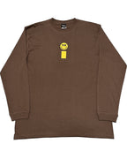 Smiley L/S Tee - Brown