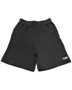 Basic One Point Relax Sweat Shorts - Black