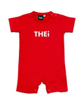 Basic Baby Rompers - Red