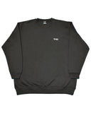 Basic One Point Sweat Shirt - Black