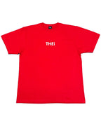 Basic Back Print Tee - Red