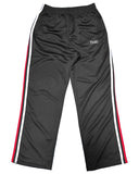 Basic One Point Track Pants - Black / Red / White