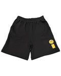 Smiley Relax Sweat Shorts - Black