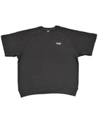 Basic One Point Relax Sweat Tee & Shorts Setup - Black
