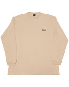 Basic One Point L/S Tee - Beige