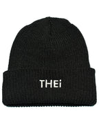 Basic One Point Knit Cap - Black