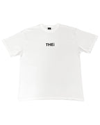 Basic Back Print Tee - White