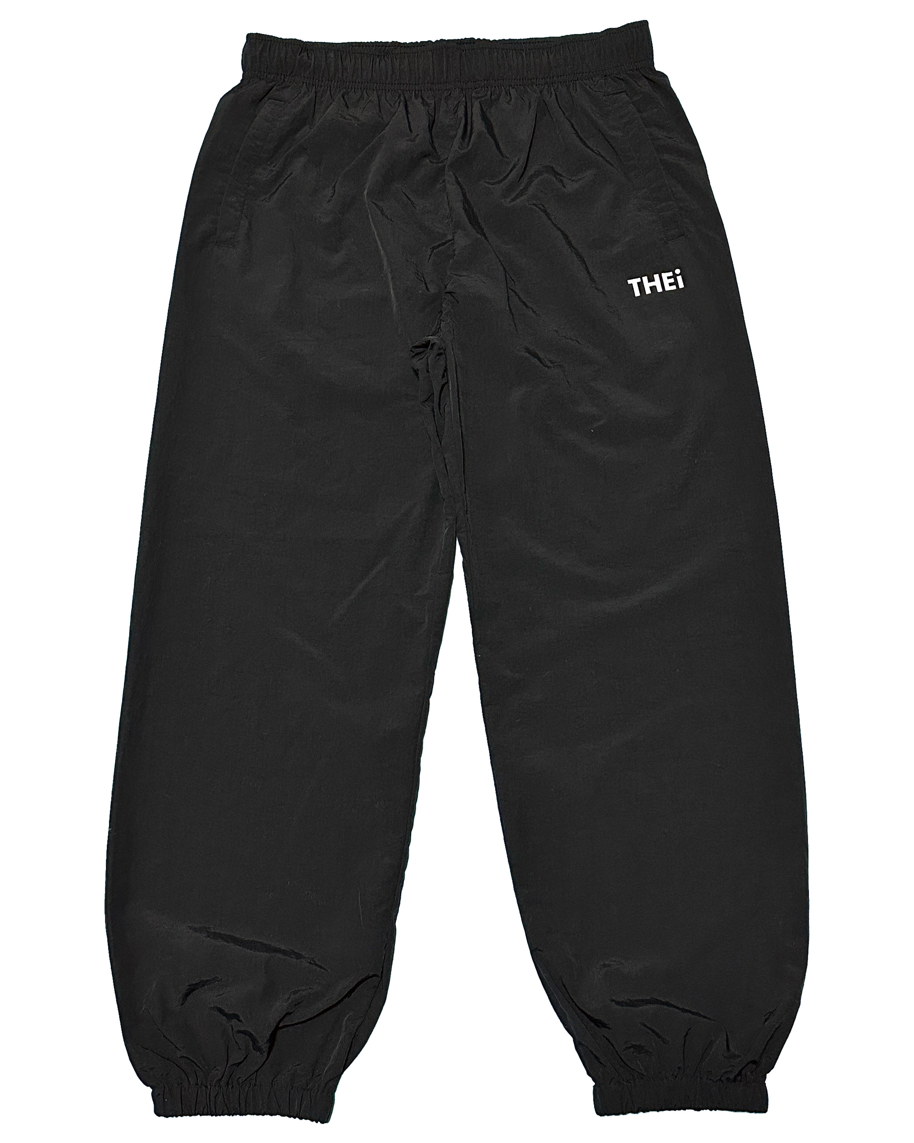 Basic One Point Nylon Track JKT & Pants Setup - Black