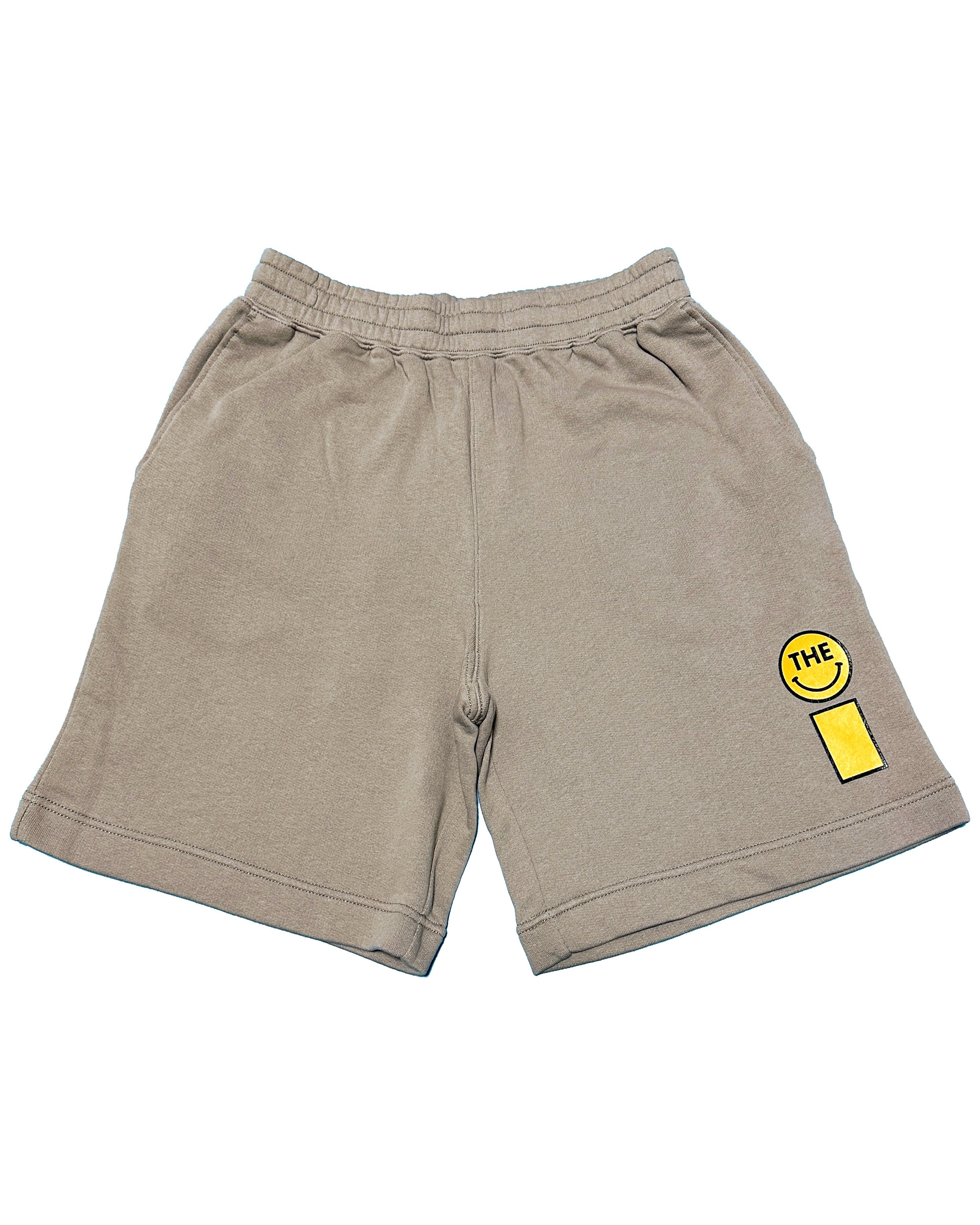 Smiley Relax Sweat Shorts - Smokey Beige