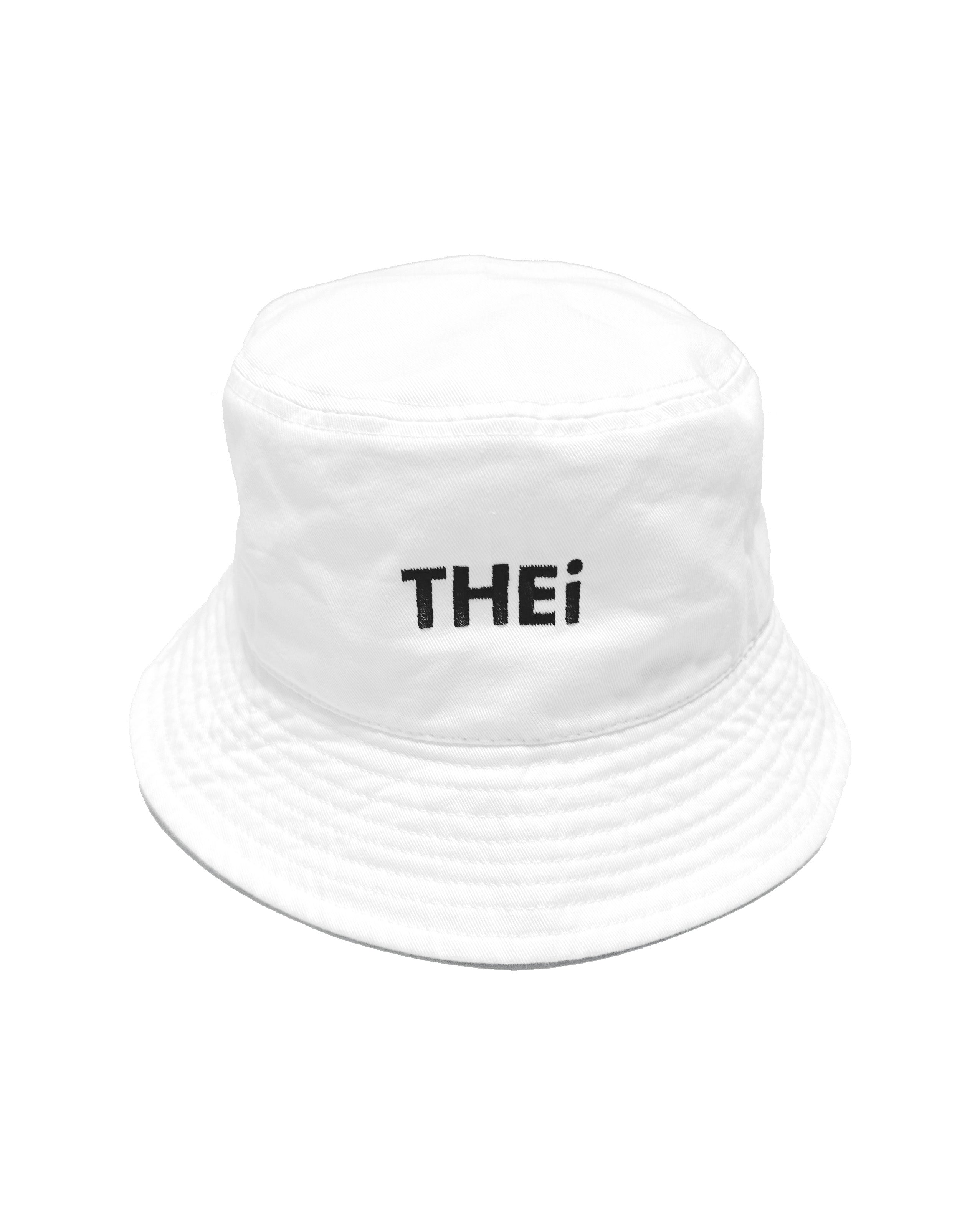Basic One Point Bucket Hat - White