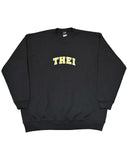 College Sweat Shirt - Black