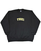 College Sweat Shirt - Black