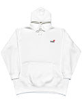 Heart Sweat Hoodie - White
