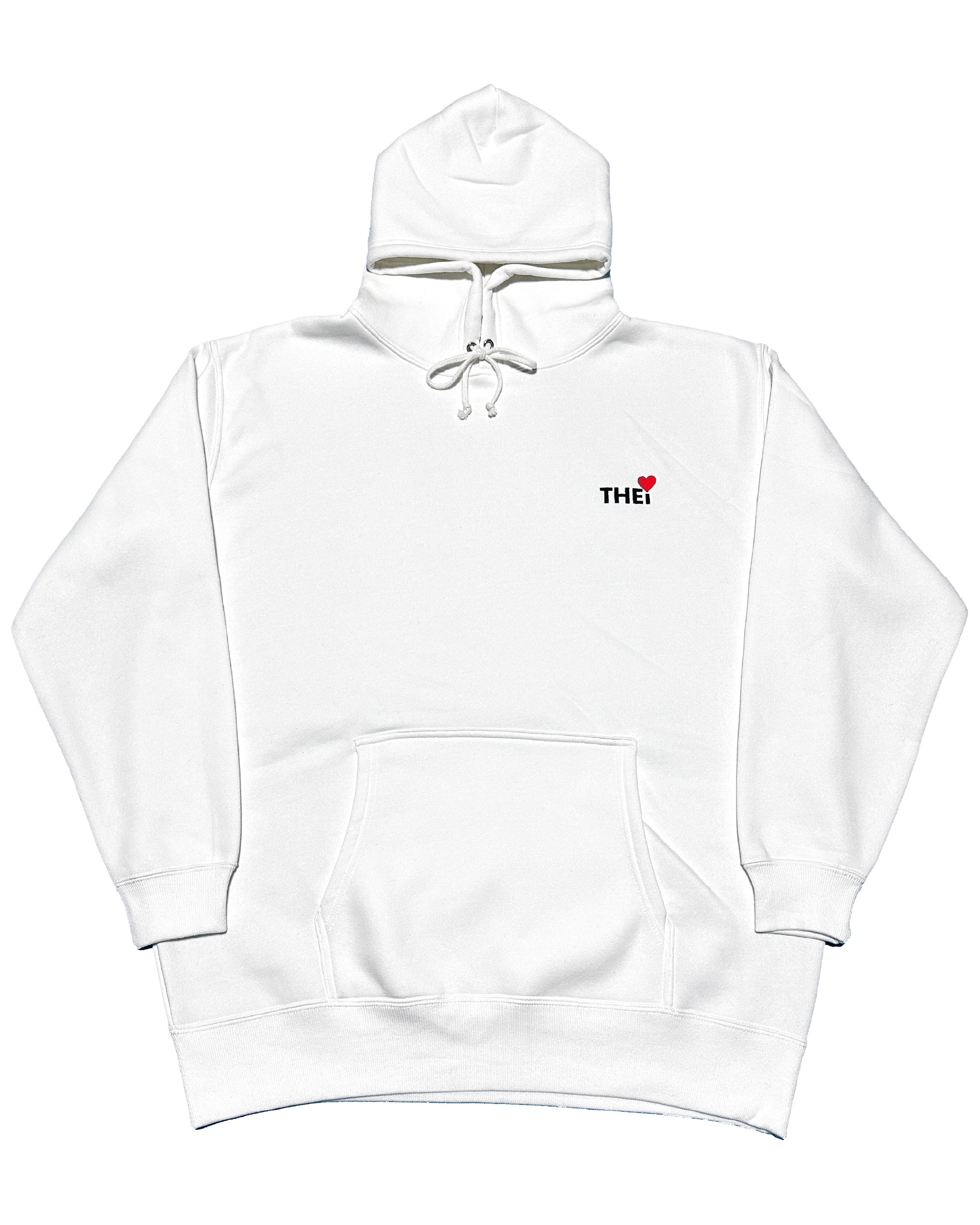 Heart Sweat Hoodie - White