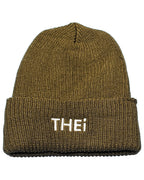 Basic One Point Knit Cap - Coyote Brown