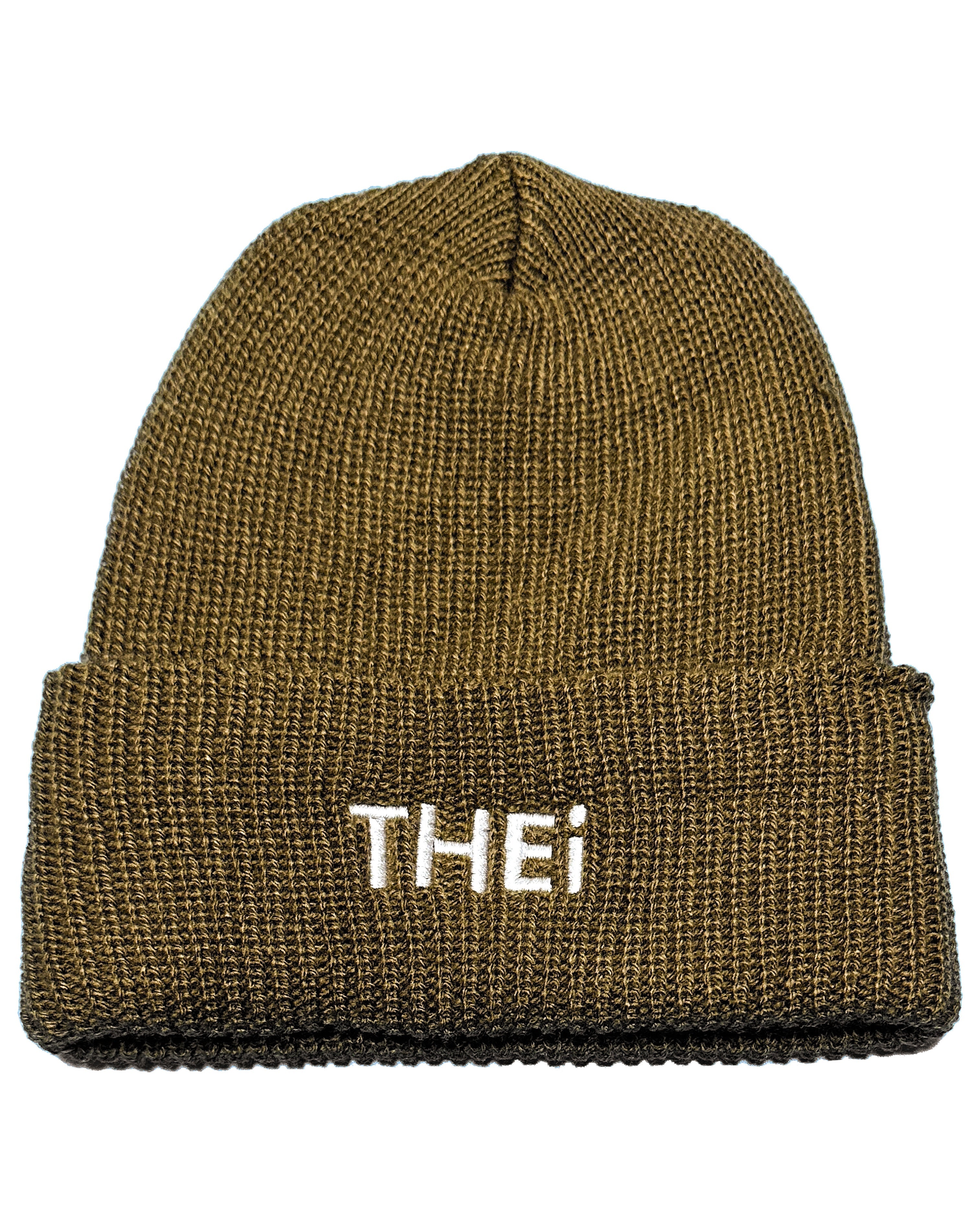 Basic One Point Knit Cap - Coyote Brown