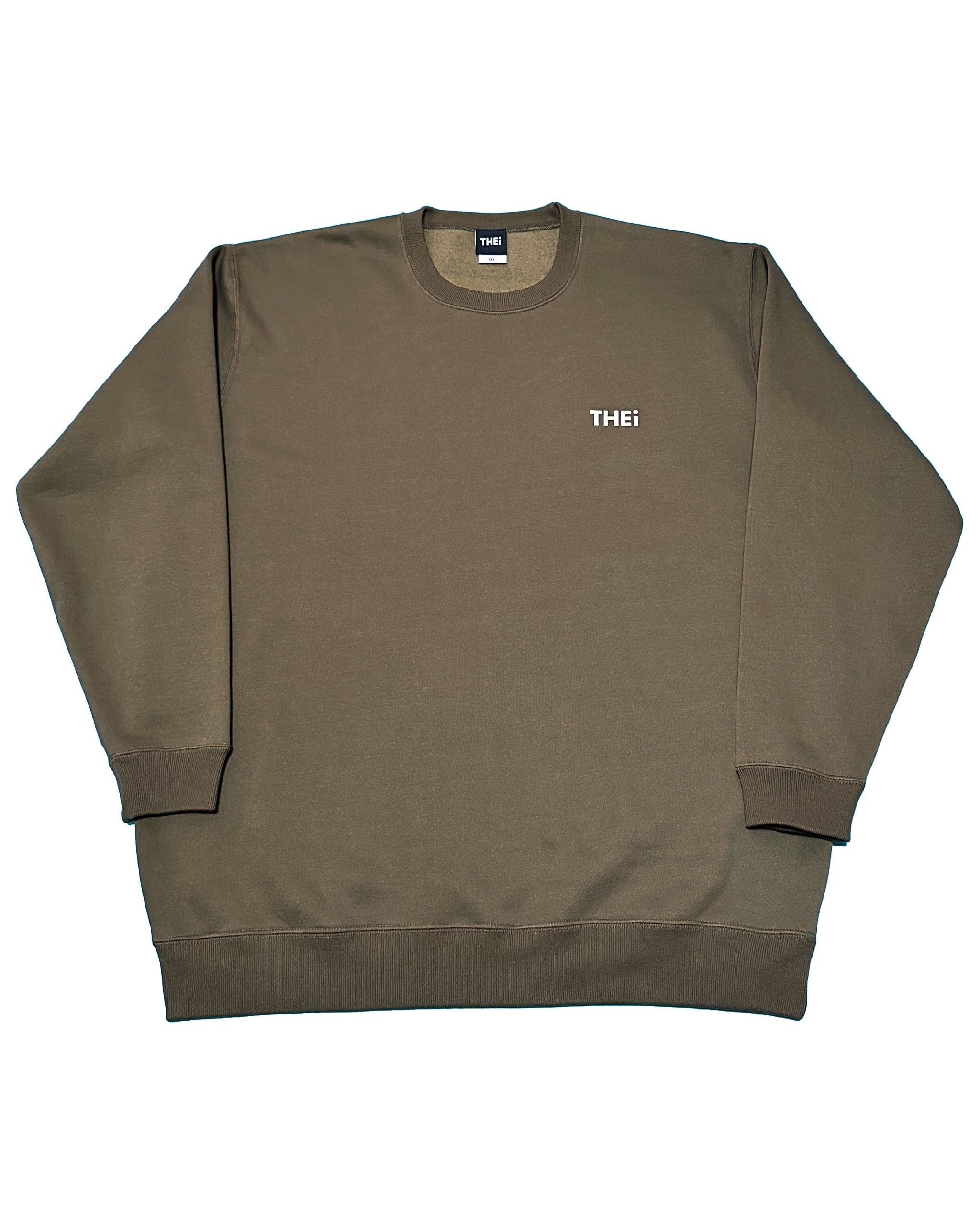 Basic One Point Sweat Shirt - Military Green