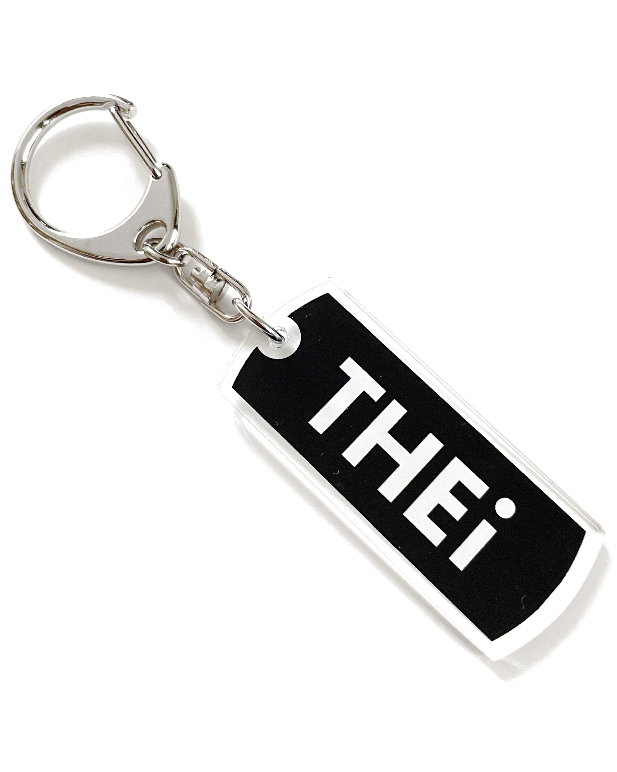 Basic Tag Key Chain - Black