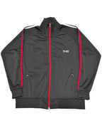 Basic One Point Track JKT - Black / Red / White