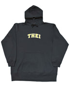 College Sweat Hoodie - Black