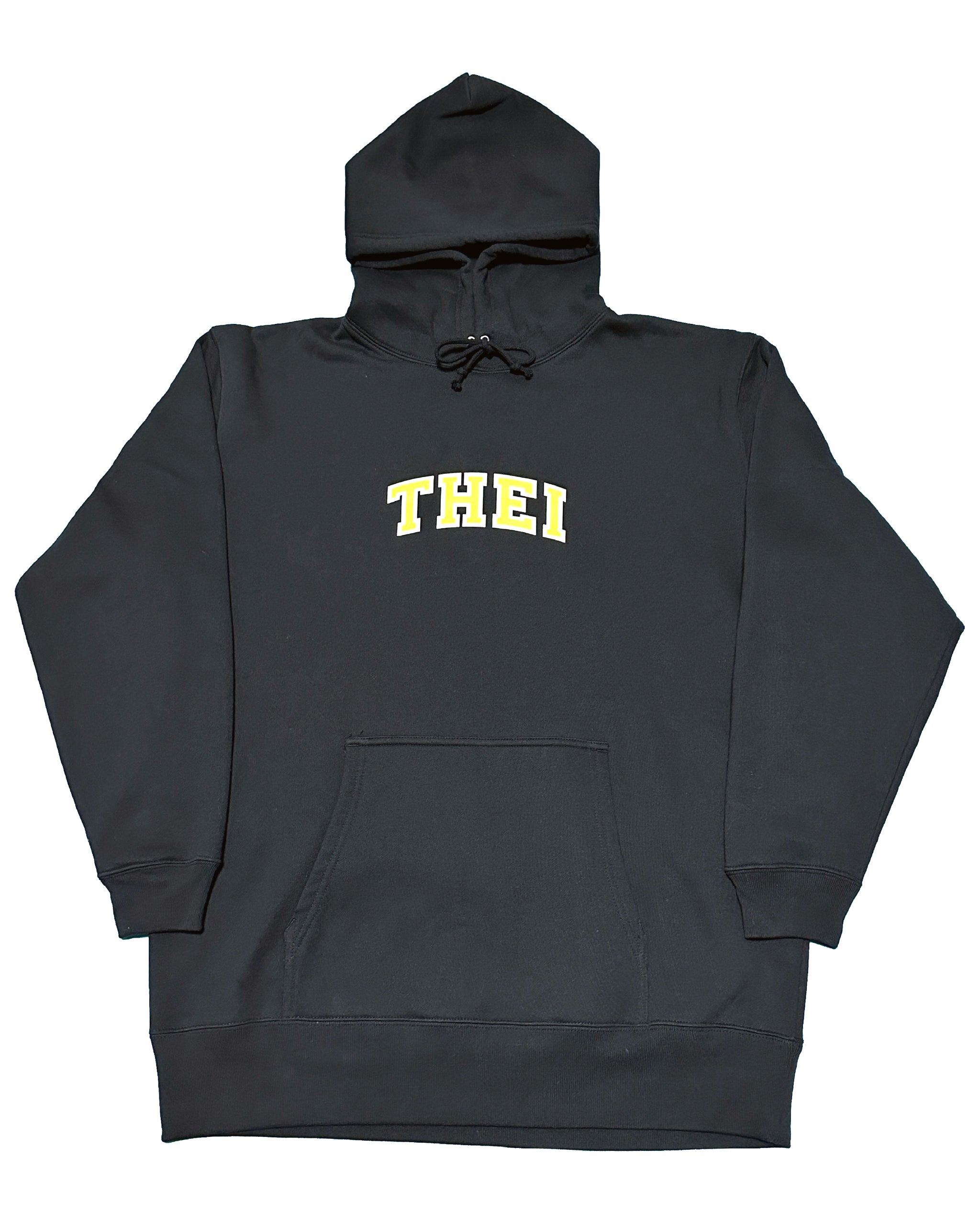 College Sweat Hoodie - Black