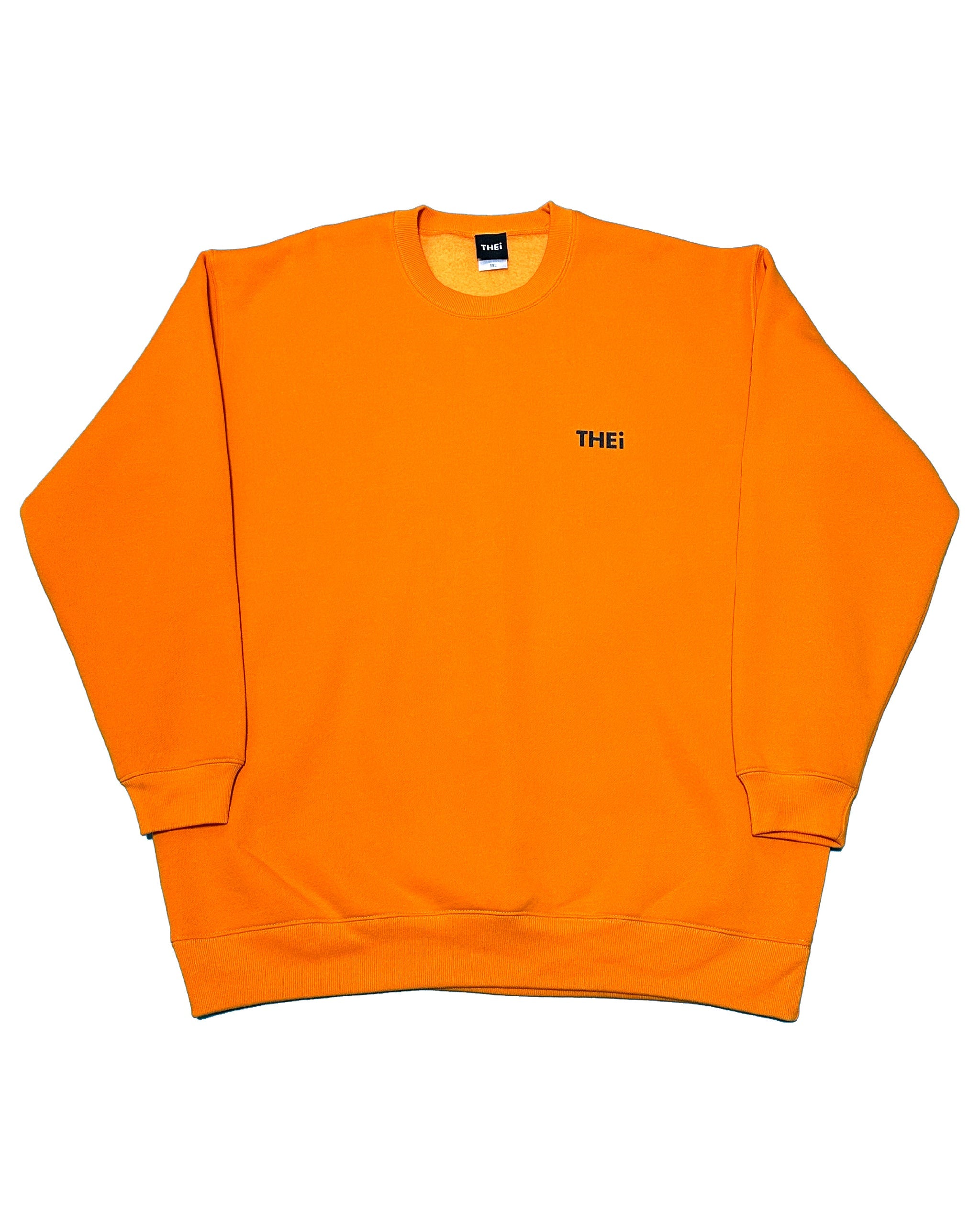 Basic One Point Sweat Shirt - Orange