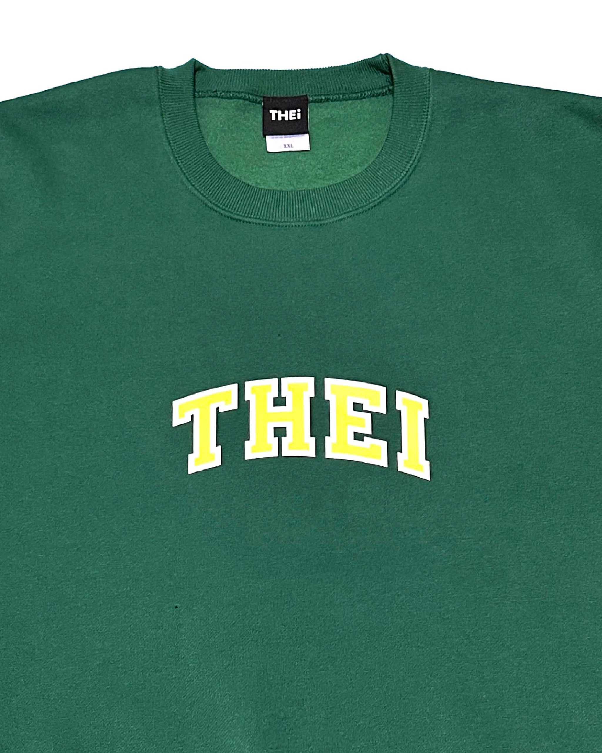 College Sweat Shirt - Ivy Green
