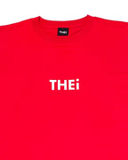 Basic Back Print Tee - Red