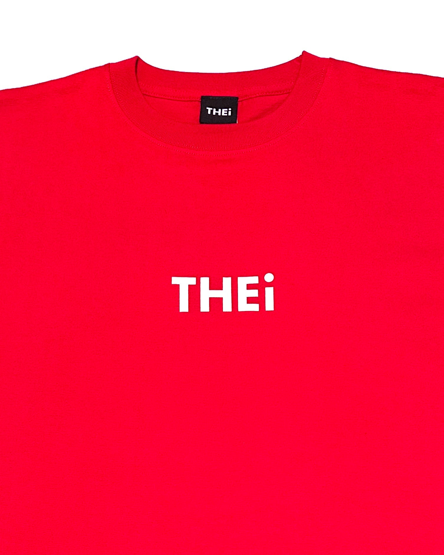 Basic Back Print Tee - Red