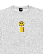 Smiley Relax Sweat Tee & Shorts Setup - Gray