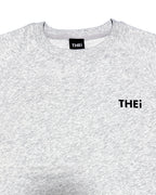 Basic One Point Relax Sweat Tee & Shorts Setup - Gray