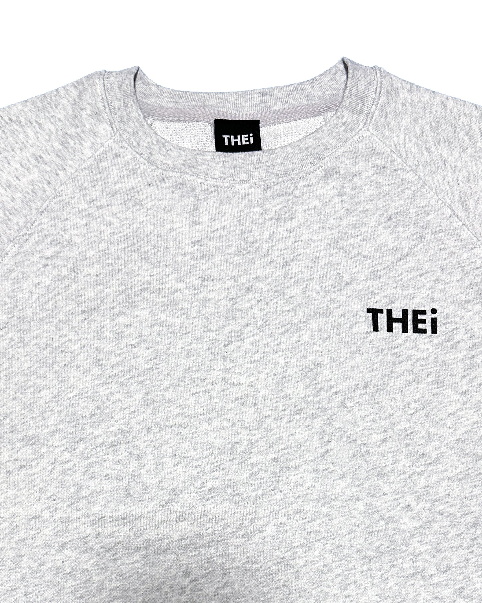 Basic One Point Relax Sweat Tee & Shorts Setup - Gray