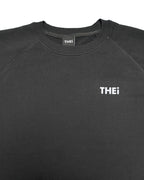Basic One Point Relax Sweat Tee & Shorts Setup - Black