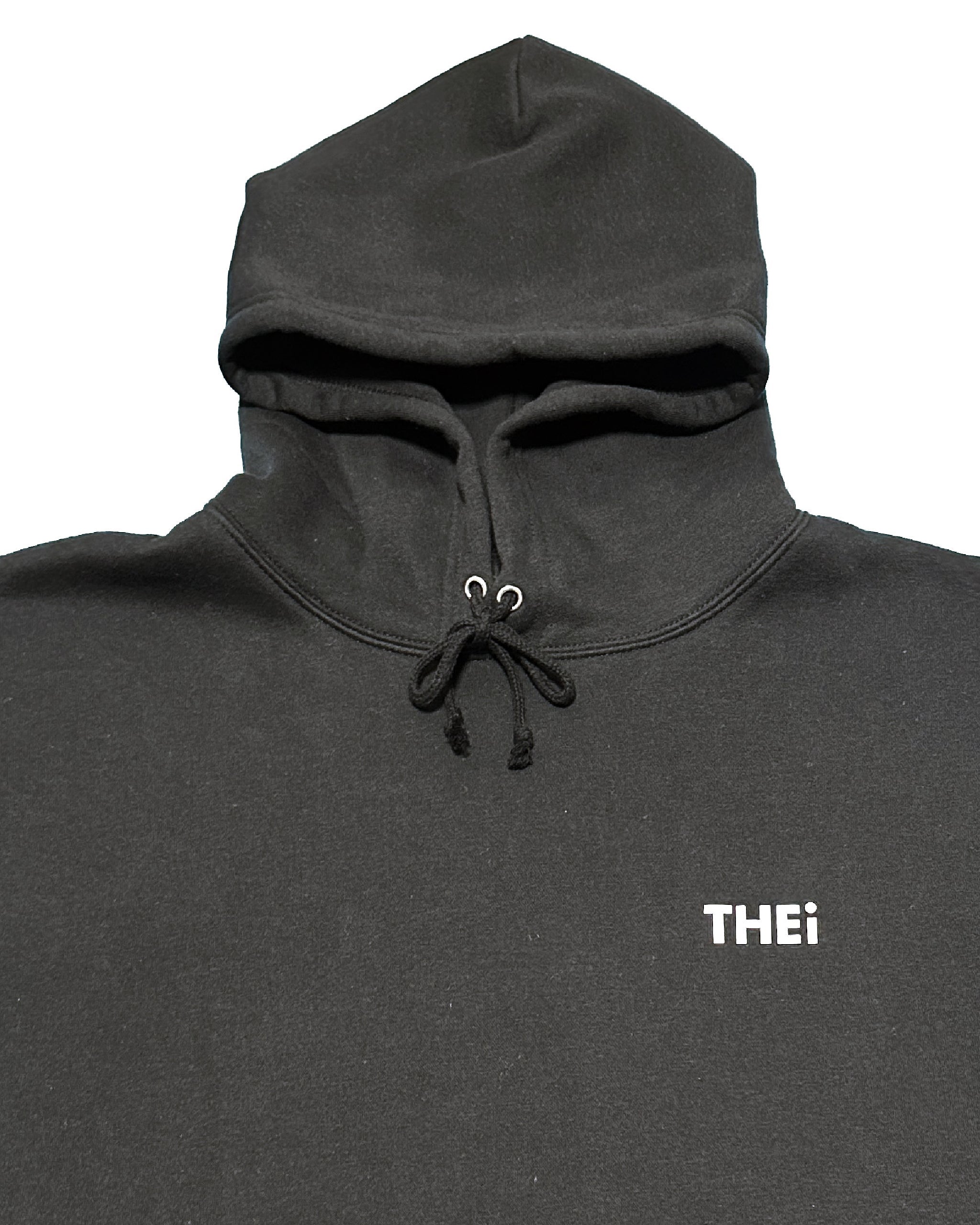 Basic One Point Sweat Hoodie - Black