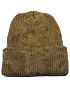 Basic One Point Knit Cap - Coyote Brown