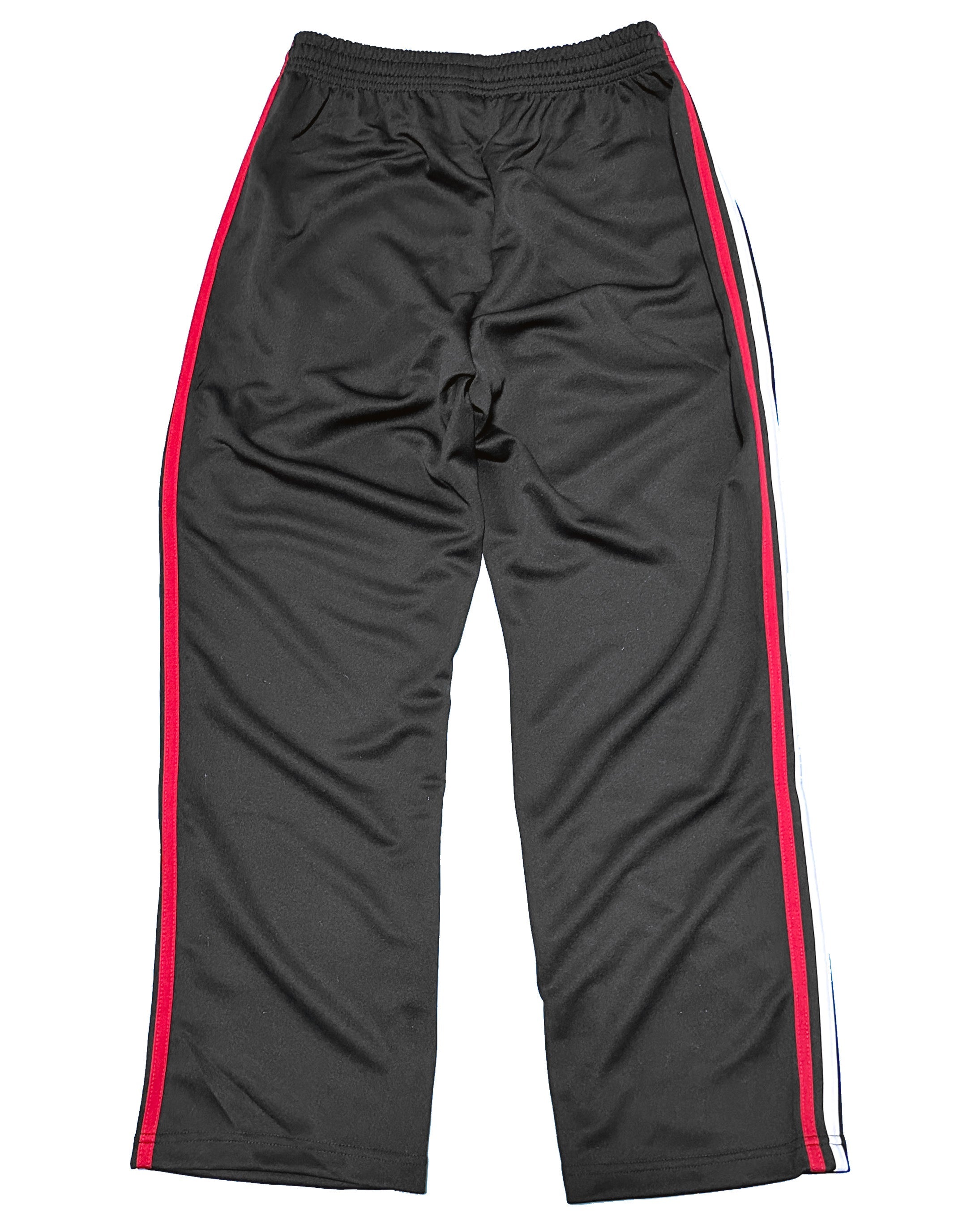 Basic One Point Track Pants - Black / Red / White