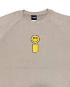 Smiley Relax Sweat Tee & Shorts Setup - Smokey Beige