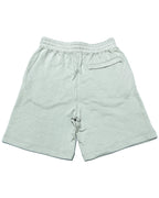 Basic One Point Relax Sweat Tee & Shorts Setup - Acid Green